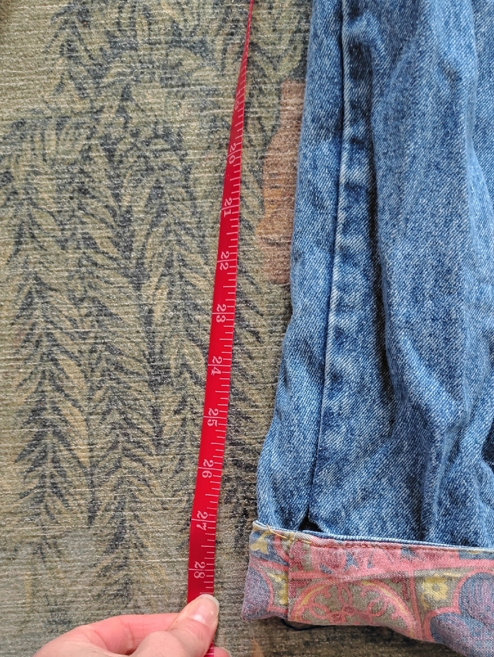 Vintage Saved By The Bell High-Waist Blue Denim Jeans - Picture 5 of 9